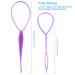 2000 PCS Mini Rubber Bands for Hair with Colorful Elastics - Kids & Baby Hair Ties Set with Topsy Tail Tools | YLYL Multicolor - Buy Online on GoSupps.com