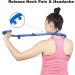 Blue Trigger Point Massager | Deep Muscle Self-Massage Device for Neck Back & Shoulders | Myofascial Relief Tool - Buy Online on GoSupps.com