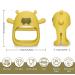 Buy Hippo Never Drop Silicone Baby Teething Toys | Suction Hand Pacifier & Chewing Toy for Infants 0-12 Months | Perfect Car Seat Toy for Newborns (Yellow) - Buy Online on GoSupps.com