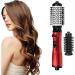 Hot-Air Hair Brushes 3-in-1 Hot Air Styler and Rotating Hair Dryer for Dry Hair Curl Hair Straighten Hair with 2 Interchangeable Brushes 3 Temperature Settings for Dry and Wet Hair