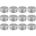 Gkhowiu 12 Pack 80ml Aluminum Tea Tins with Lip Screw Cap - Buy Online on GoSupps.com