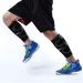 Odoland Calf Compression Sleeve - Calf Pain Relief Brace for Injury and Support - Adjustable Shin Splints for Sport Recovery - Black - Buy Online on GoSupps.com