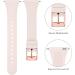 Tobfit Pack 3 Slim Bands - Compatible with Fitbit Versa 2, Versa, Versa Lite, SE - Silicone Replacement Smartwatch Wristband for Women Men - Small Black/Gray/Pink Sand - Buy Online on GoSupps.com