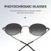 Cyxus Photochromatic Blue Light Filter Glasses - UV 400 Round Frame for Men & Women (Black) - Free Shipping - Buy Online on GoSupps.com