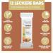 Zbarz Vegan Protein Bar (Peanut Banana) | Sugar-Free Fitness Snack | 12 x 35g | Healthy Protein Bar Without Chocolate & Milk - Buy Online on GoSupps.com