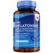 Melatonin 1.9 mg per tablet with Passionflower Melissa and Vitamin B6 - Fully Vegan High Strength Melatonin Supplement - Promotes healthy sleep - 150 tablets - Nutravita