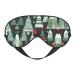 Christmas Trees Print Ultra-Soft Light-Blocking Eye Mask for Optimal Comfort and Restful Sleep