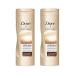 Dove - Summer Glow Gradual Medium to Dark Skin Tone Self-Tanning Body Lotion 250ml (Pack of 2)