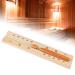 Dioche Sauna Timer Plastic Sauna Clock Wooden Pine Sauna Hourglass Accurate Heat Resistant Wooden Hourglass for Hot Tub