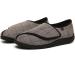 ZHENSI Men's Diabetic Shoes Wide Swollen Feet Slippers - Adjustable Non-Slip Soft Bottom - Brown (Size 10.5) - Buy Online on GoSupps.com