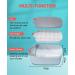 GAMENOTE Paint Brush Cleaner & Holder with Palette and Handle - Acrylic, Watercolor, Water-Based Paints - White/Grey - Buy Online on GoSupps.com