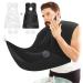 Beard Shaving Bib Set of 2: Waterproof with Strong Suction Cups Black and White - The Perfect for Men Who Want a Mess-Free Shave and to Keep Their Space Clean and Tidy or Just to Show Appreciation