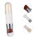 Telescopic Makeup Brush | Dual-Head Foundation & Blush Brush for Flawless Application | 13.5x2.6cm - Silver - Buy Online on GoSupps.com