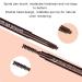 Automatic Dual Tip Rotating Eyebrow Pencil - Waterproof & Sweatproof - Perfect for Flawless Brows (01) | International Shipping - Buy Online on GoSupps.com