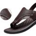 Men's Open Toe Bunion Sandal: Breathable Leather, Soft Insole, Hallux Valgus Toe Corrector, Brown, 24.5cm - Buy Online on GoSupps.com