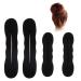 MMDOCO 4 pieces hair hairstyles set bun Maker buns hair bun maker bun maker magic hair hair knot maker hair styling donut rolls curlers for wedding sponge clips hair needle