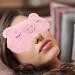 2Pcs Cartoon Pig Plush Sleeping Mask Set - Comfortable Cute Eye Cover for a Restful Sleep - Buy Online on GoSupps.com