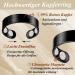 Shop Cigmag 2PCs Lymphatic Drainage Magnets - 99% Pure Copper Finger Rings for Men & Women | Adjustable Gift Box Included - Buy Online on GoSupps.com