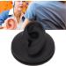Artificial Black Left Ear Display Model | Professional Soft Teaching Tool with Round Base - Buy Online on GoSupps.com