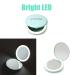 Wobsion LED Lighted Travel Makeup Mirror 1x10x Magnification Compact Portable Handheld Mirror - 3.5 inch Illuminated Folding Mirror, 2-Sided Round Cyan Design - Buy Online on GoSupps.com