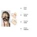 Runmi Gold Metal French Design Hair Clips - Stylish Hair Accessories for Women & Girls - 2pcs International Shipping - Buy Online on GoSupps.com