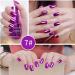 Wishwin Mirror Effect Nail Polish 8 Color UV LED Metallic Shiny Metal Nail Art Gels Nail Art Tool 18ml - Buy Online on GoSupps.com