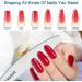 Professional 240/240 Grit Nail Files Set - 12Pcs | For Natural Nails | Washable & Reusable Double-Sided Emery Board | Nail Grooming & Styling - Buy Online on GoSupps.com