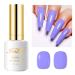 Imtiti Purple Gel Nail Polish 15ML Vibrant Purple Gel Polish Autumn Winter Gel Nail Polish Soak Off LED UV Nail Gel Polish DIY Nail Art Starter Manicure Salon Gel Nail Kit