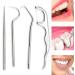 Portable Stainless Steel Toothpick Set - Metal Cleaning & Dental Trailer - Tartar Remover & Floss Tool - Buy Online on GoSupps.com