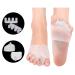 Toe Spreader Silicone Gel Separator Set - Hallux Valgus Correction for Men & Women | Bunion Relief Kit with Midfoot Pads - Buy Online on GoSupps.com