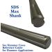 Champion Chisel 24-Inch SDS Max Moil Point Chisel - Hardened Steel - Impact Resistant - Laser Etched Part Numbers - Buy Online on GoSupps.com