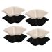 LIFKOME 4 Pairs High Heels Half Pad Heel Grips for Shoes Heel Cushion Inserts Back Heel Liner Pad Shoe Pads for Women Shoes Heel Liners Sports Foam Supplies Women's Assorted Color 9.9X4.3CM