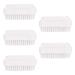 Parsa beauty double -sided hand brush nail brush - Nail Brush in the set (5 pieces white) - Hand washing brush for bathroom toilet sink workshop