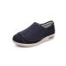 DENACARE Women's Wide Width Shoes with Adjustable Closure Lightweight for Diabetic Edema Plantar Fasciitis Bunions Arthritis Swollen Feet-SW2 8.5 Wide Blue