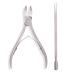 315 Supplies Cuticle Remover Tool Set with Cuticle Cutter and Cuticle Pusher - Stainless Steel Professional Trimmer Scissors Cuticle Nipper Pusher Nail Care Manicure Pedicure