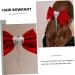 Angoily Tassel Hair Clip Girl Hair Accessories Velvet Hair Bow Girl Bows for Hair Clips for Women Hair Bow Clip Bowknot Barrette Silky Hair Clip Red Pearlescent Alloy Miss Set - Buy Online on GoSupps.com