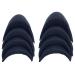 QKAIFRYSUG Mens Shoulder Pads for Jacket Blazer T-Shirt Clothing Dress Shoulder Pad Inserts Sewing Accessories 4 Pairs Black 4pairs Pads Black
