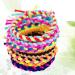 20pcs Braided Stretch Hair Ties - Ponytail Holders for Girls (Random Color) | International Shipping - Buy Online on GoSupps.com