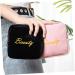 Shop Gleavi Women's Travel Bandage Storage Bag | Transparent Cosmetic Makeup Wallet | 13x13x4cm Black - Buy Online on GoSupps.com