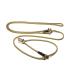 Mystique Hunting Profi silent shoulder leash 8mm with pull limiter 280cm beige