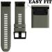 ANCOOL Silicone Watch Bands Compatible with Garmin Fenix 5/6/7 - Easy Fit Replacement for Fenix 5 Plus/6 Pro/Approach S62 Smartwatches (Black/Grey/Olive Green) - Buy Online on GoSupps.com
