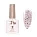 Glitter Gel Nail Polish - Jelly Nude Gel Nail Polish Long Lasting Uv Nail Polish - Breathable Pink Nail Varnish - Clear Nail Polish Easy to Apply - DIY Home Salon Nail Art Women Girls(Glitter pink)