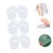 High Heel Inserts Gel Cushions - 3 Pairs Non-Slip Foot Pads for Girls | Comfortable Massage Forefoot Cushion Transparent 9x7cm - Buy Online on GoSupps.com