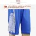 Comfortable Daily Wear Trousers & Shorts for Elderly with Urine Drainage Bag - Ostomy & Fistula Surgery Patients - XXL - XXLarge - 7 Points Blue - Buy Online on GoSupps.com
