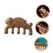 Healvian Green Sandalwood Massage Comb Set - 4 Pieces for Blood Circulation Relaxation & Breastfeeding Gentle Wooden Wide Tooth Combs for Ladies - Perfect Gift - Buy Online on GoSupps.com