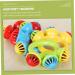 Ibasenice 15 STK Hand Bell Baby Toys - Soothing & Gripping Plastic Toys for Newborns - International Shipping Available - Buy Online on GoSupps.com