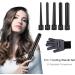 CkeyiN Tourmaline 5 in 1 Curling Iron Ceramic Curling Iron Hair Curler with Anti-scald Glove Temperature: 15 - Buy Online on GoSupps.com