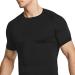 TSLA Men's UPF 50+ Quick Dry Compression Shirt 1/3 Pack - Black X-Large - Buy Online on GoSupps.com