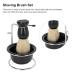 Premium 3-Piece Shaving Brush Set | Ideal Beard Grooming Gift & Travel Stand for Men - Buy Online on GoSupps.com