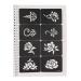 97pcs Glitter Stencils Set | Reusable Airbrush Templates for Body Art | Temporary Painting Kit for Kids & Adults - Buy Online on GoSupps.com